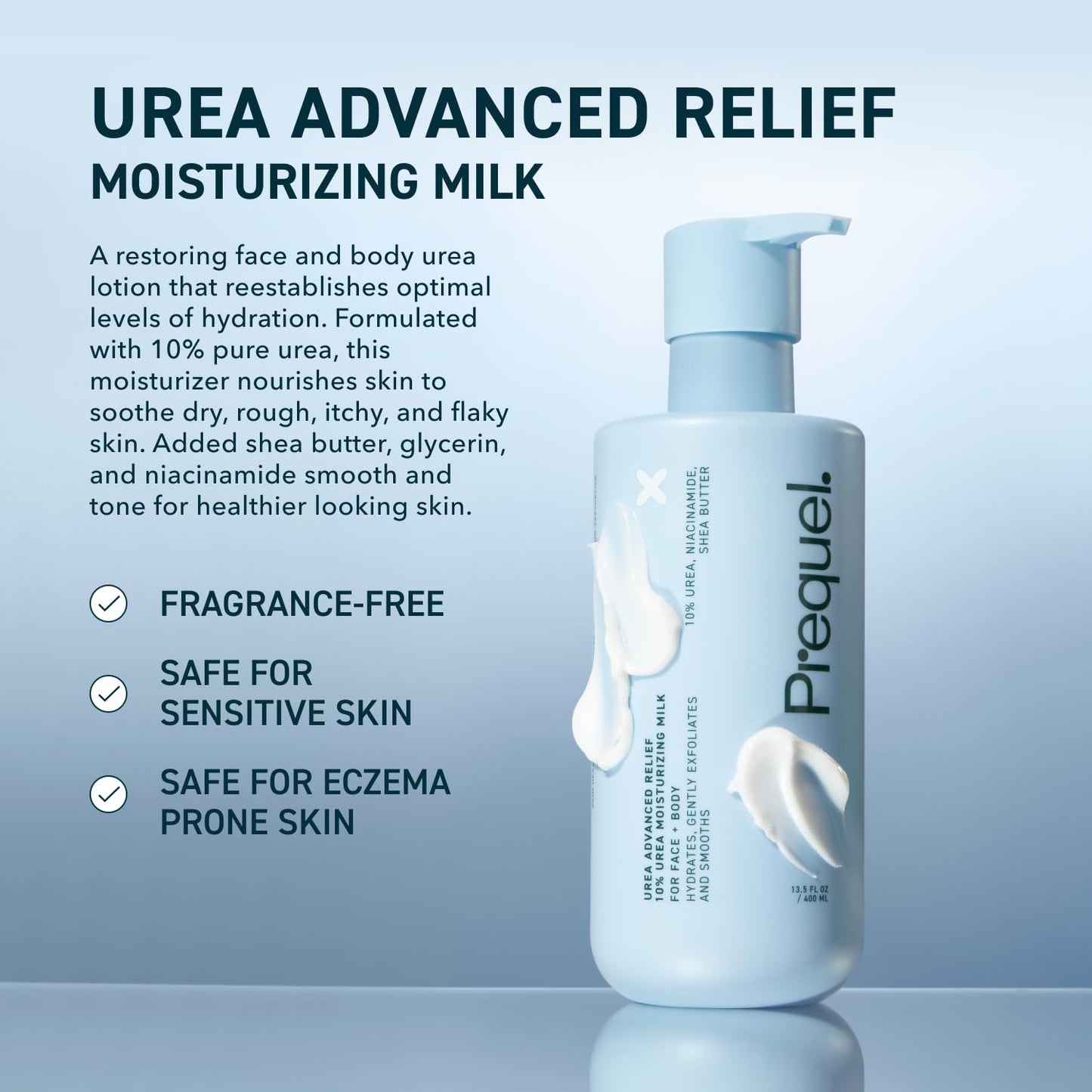 Prequel Skin Urea 10% Moisturizing Lotion - 6.75 fl oz, Pack of 2