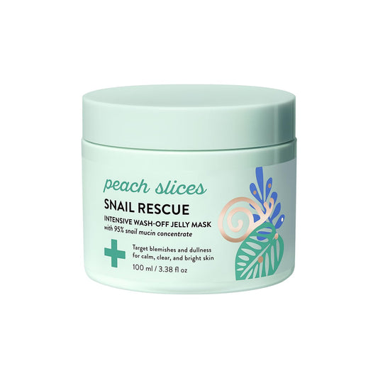 Peach Slices - Snail Rescue Intensive Wash-Off Jelly Mask (3.38 oz)