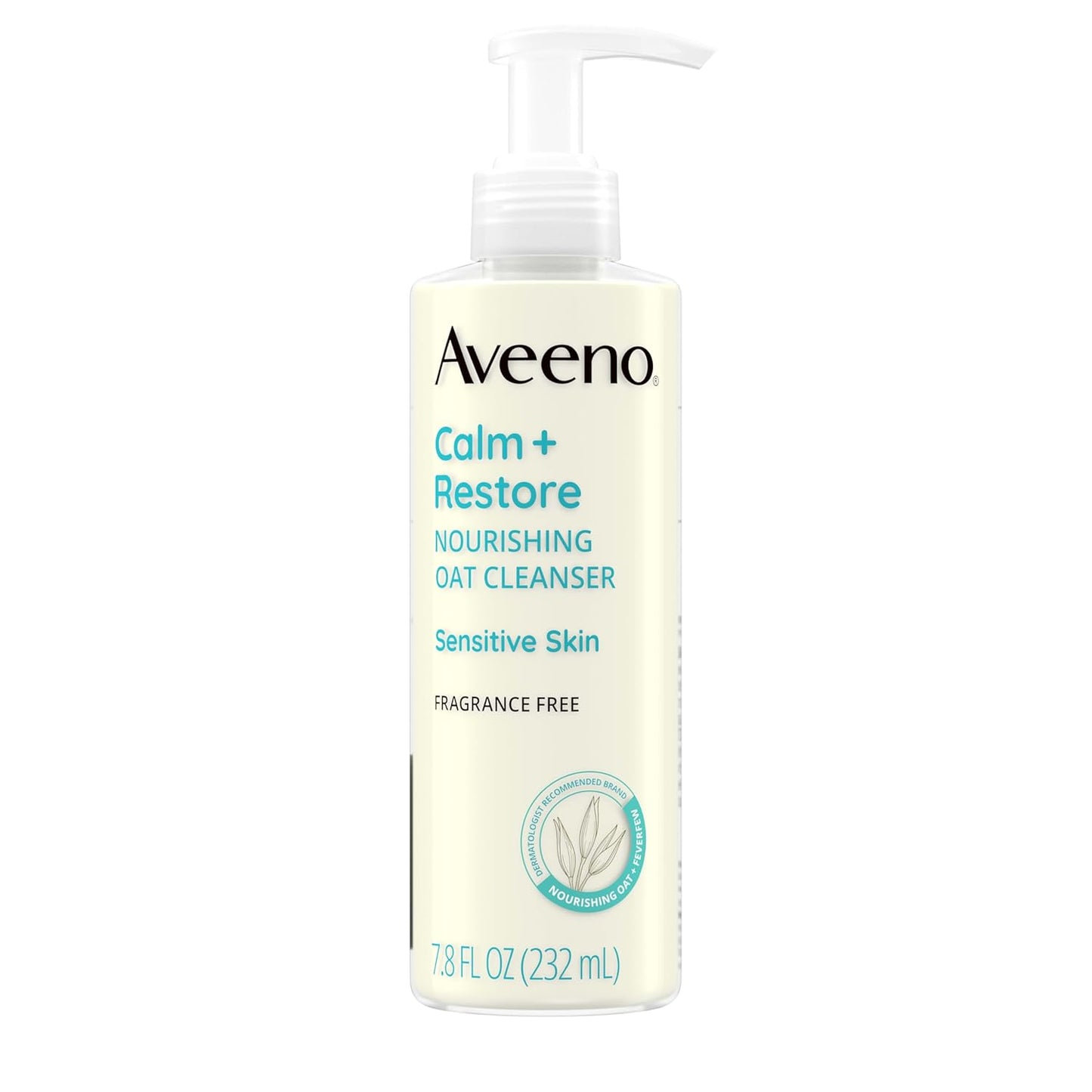 Aveeno Calm + Restore Facial Cleanser for Sensitive Skin - 7.8 fl oz