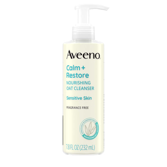 Aveeno Calm + Restore Facial Cleanser for Sensitive Skin - 7.8 fl oz