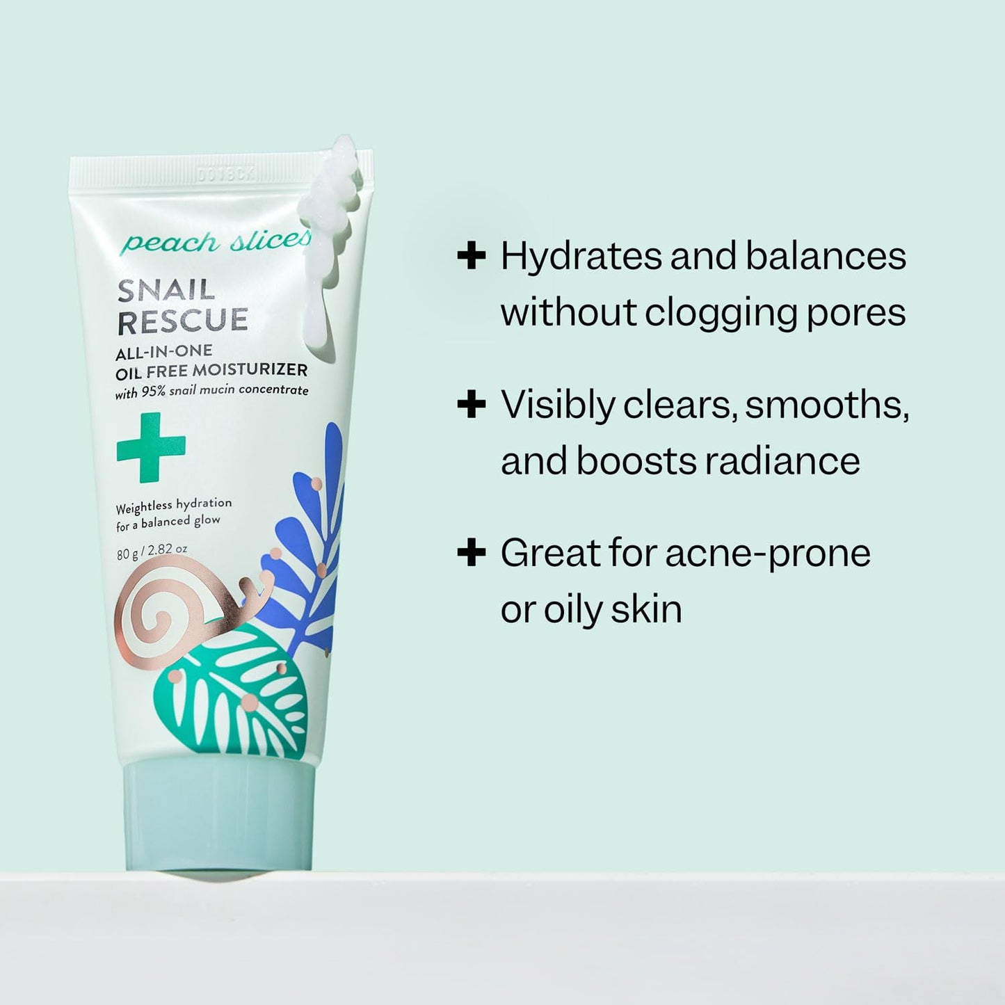 Peach Slices - Snail Rescue All-in-One Oil Free Moisturizer (2.82 oz)