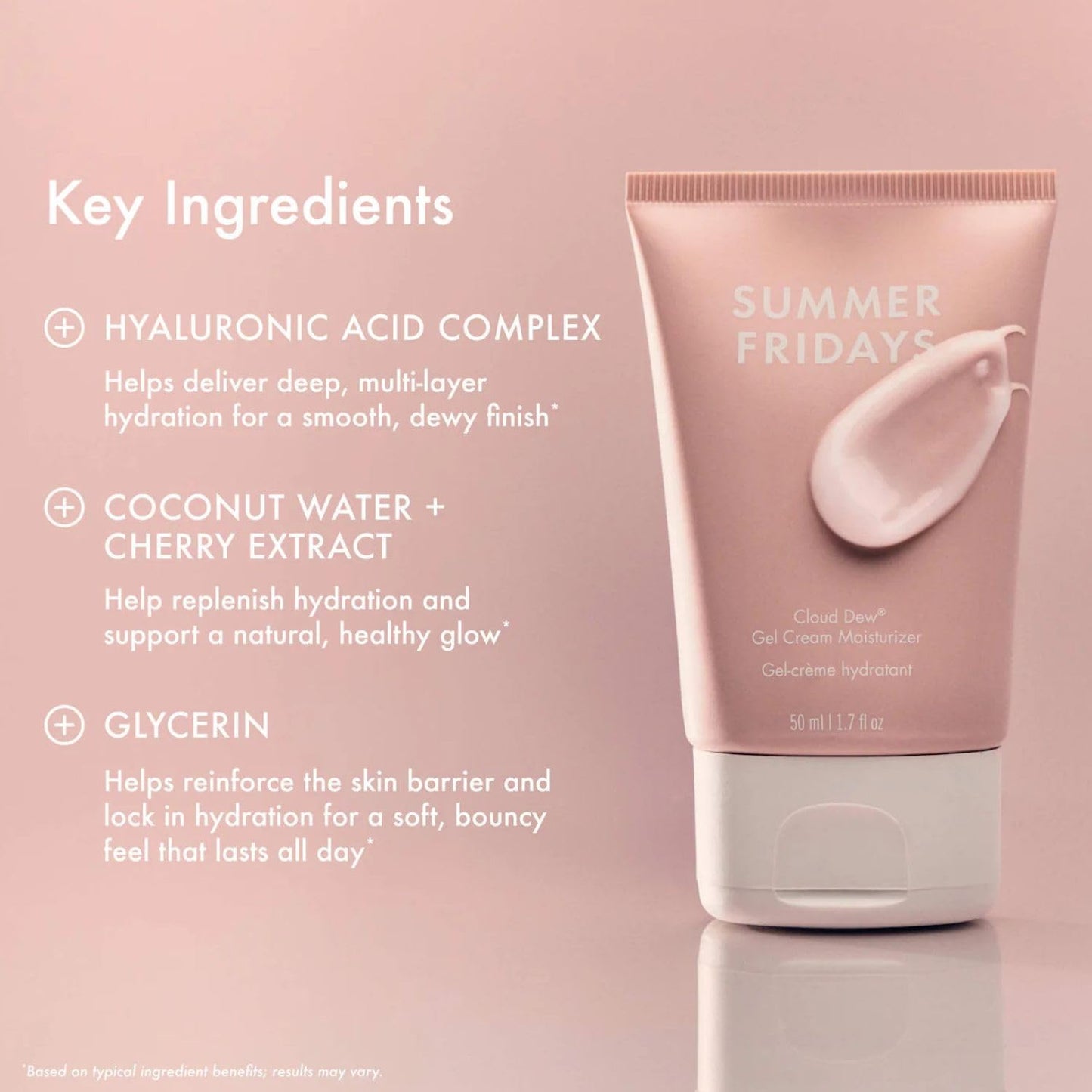 Summer Fridays Cloud Dew® Gel Cream Moisturizer - 1.7 Fl Oz