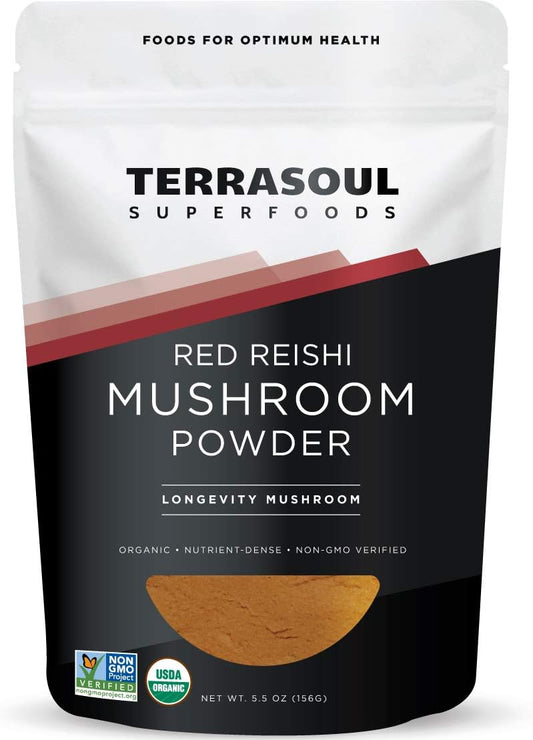 Terrasoul Superfoods Organic Reishi Mushroom Powder