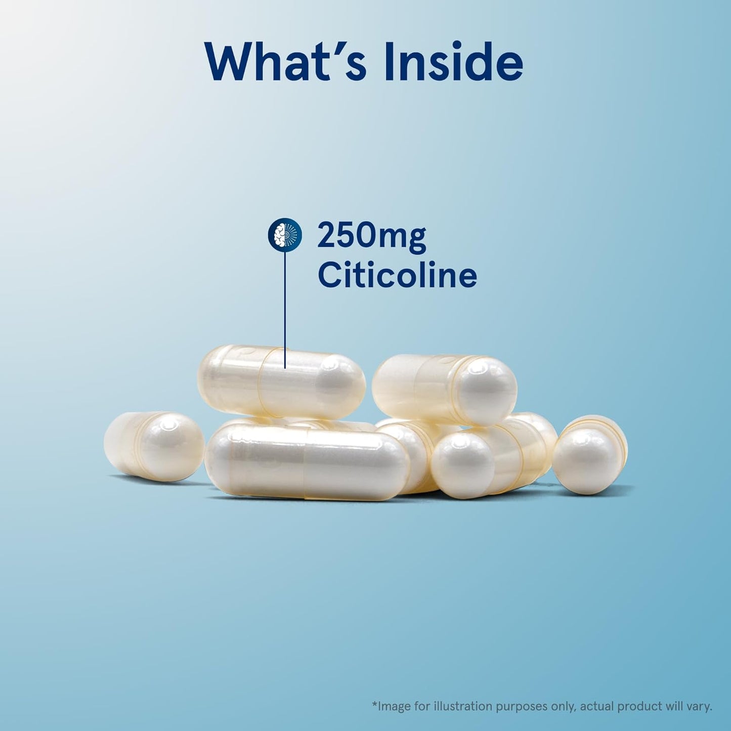 Jarrow Formulas Citicoline CDP Choline 120 Capsules