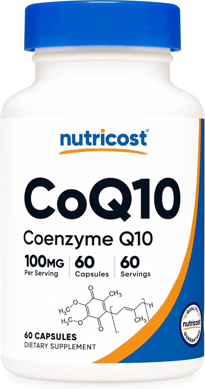 Nutricost CoQ10 100mg, 60 Vegetarian Capsules