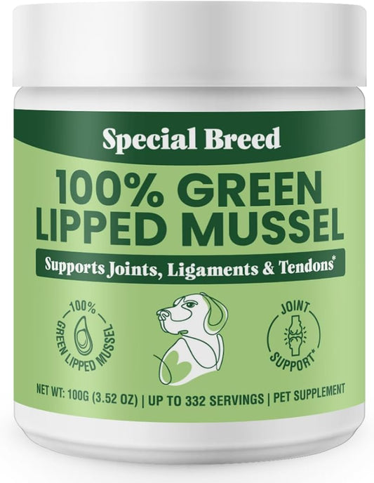 Special Breed Green Lipped Mussel Powder for Dogs & Cats 3.52 oz