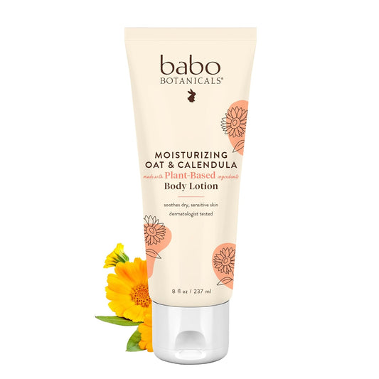 Babo Botanicals Moisturizing Oat & Calendula Body Lotion -8fl oz