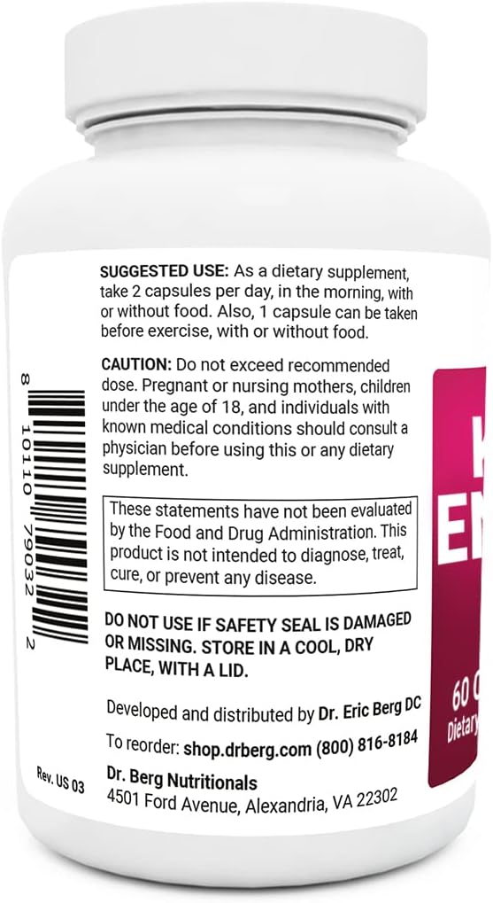 Dr. Berg Nutritionals Keto Energy 60 Capsules
