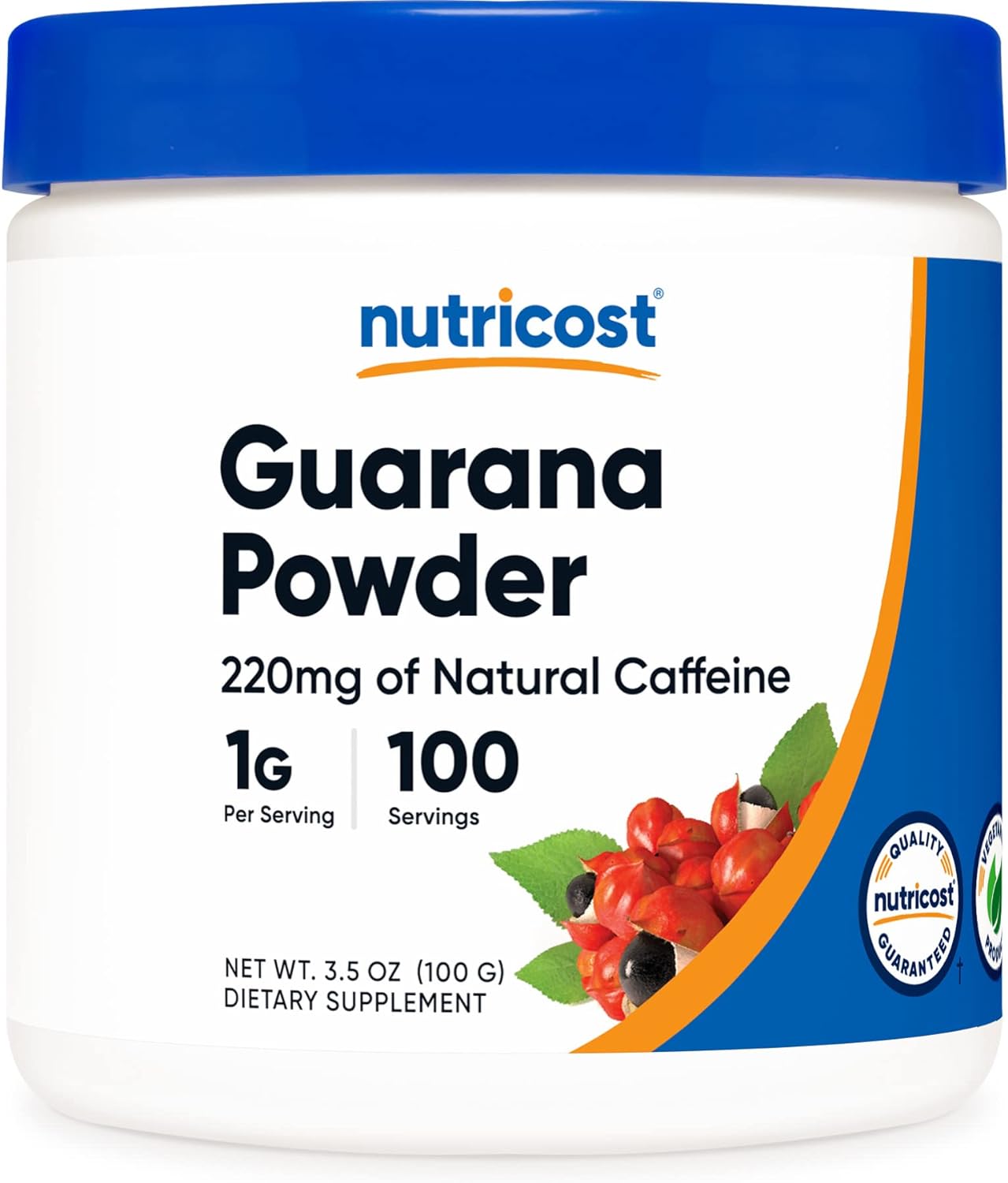 Nutricost Guarana Extract Powder 100 Grams