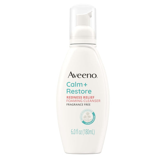 Aveeno Calm + Restore Redness Relief Foaming Cleanser - 6 fl. oz