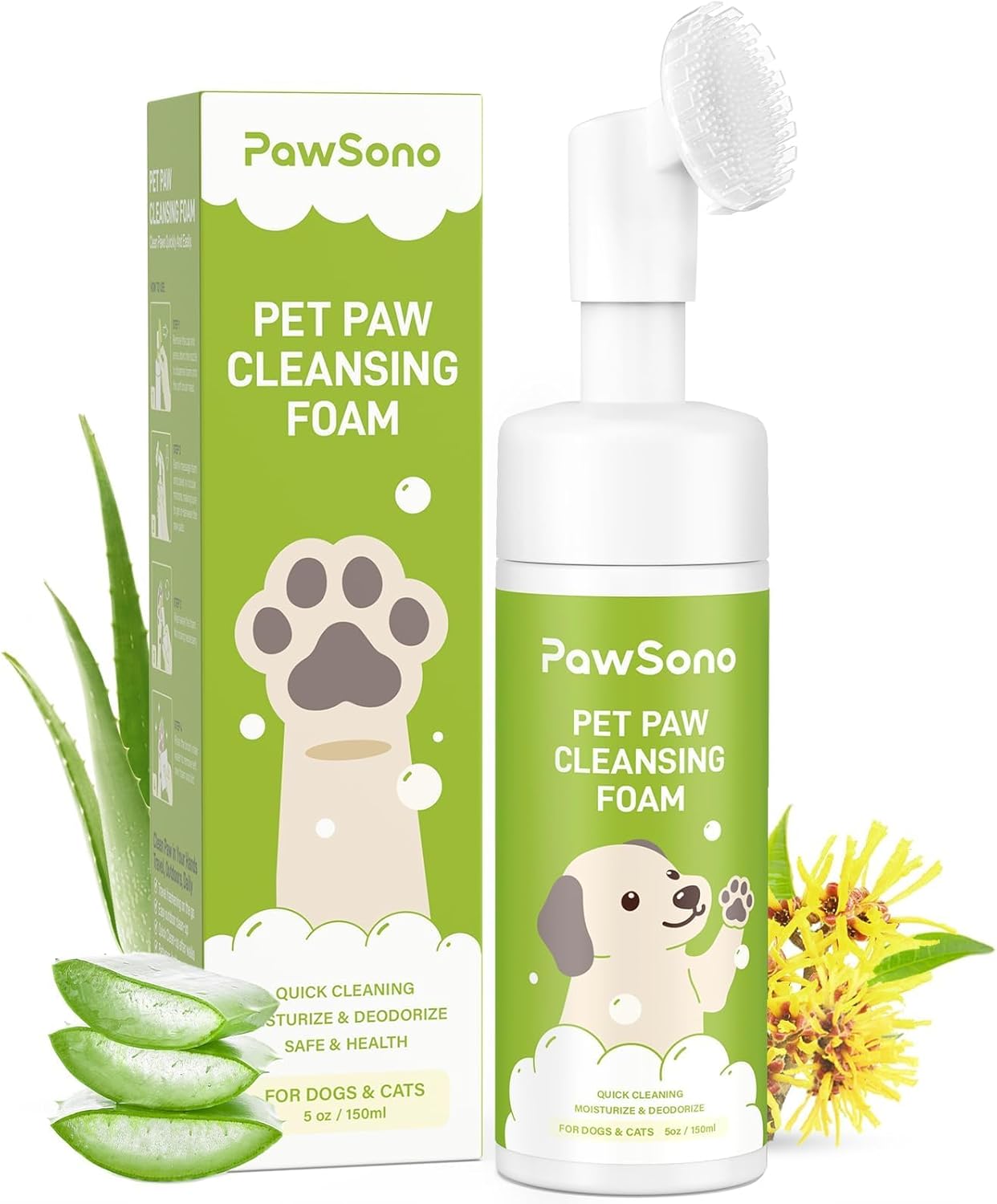 PawSono Paw Cleaner for Dogs & Cats - 5 fl oz