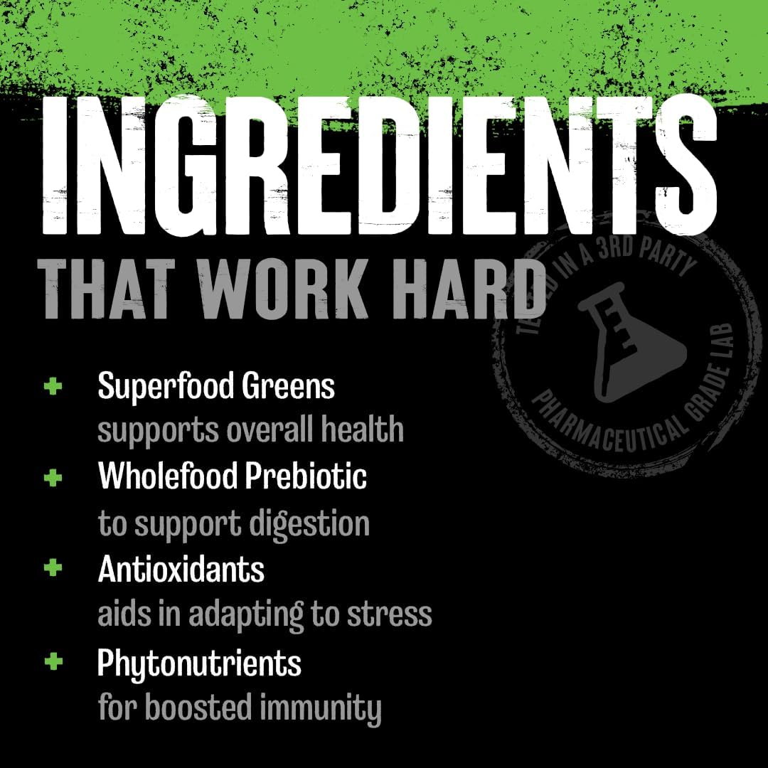 Animal Greens Pak - Chlorophyll, Spectra, Superfood Whole Food Prebiotic- 30 count