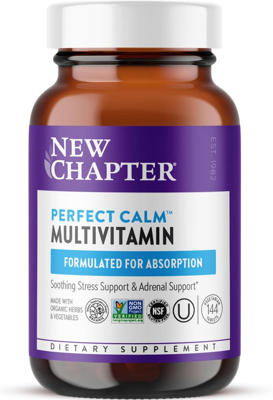 New Chapter Perfect Calm - Daily Multivitamin- 144 Count