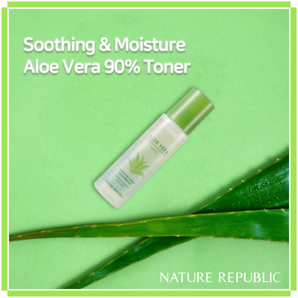 Nature Republic Soothing Moisture Aloe Vera Toner - 5.24 Fl Oz
