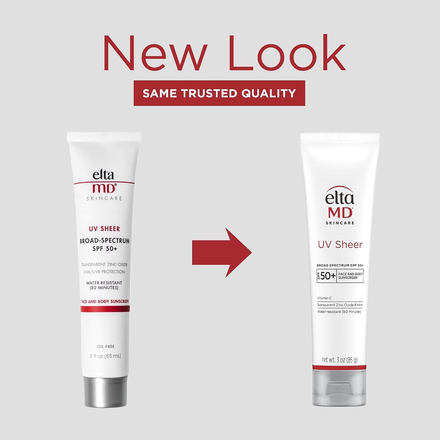 EltaMD UV Sheer Face and Body Sunscreen SPF 50+ - 3 oz