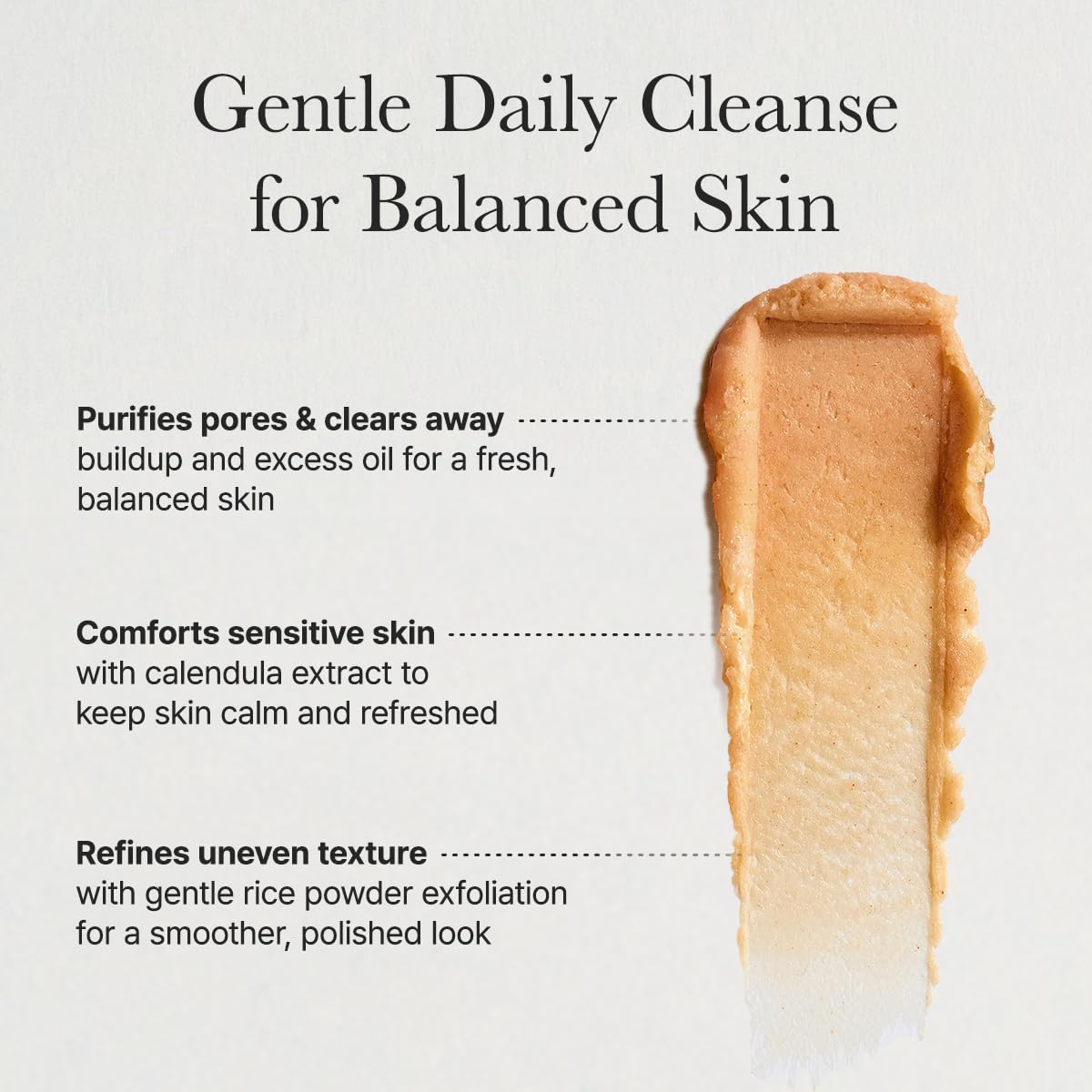 ARENCIA Calendula Rice Mochi Fresh Cleanser - 1.76oz