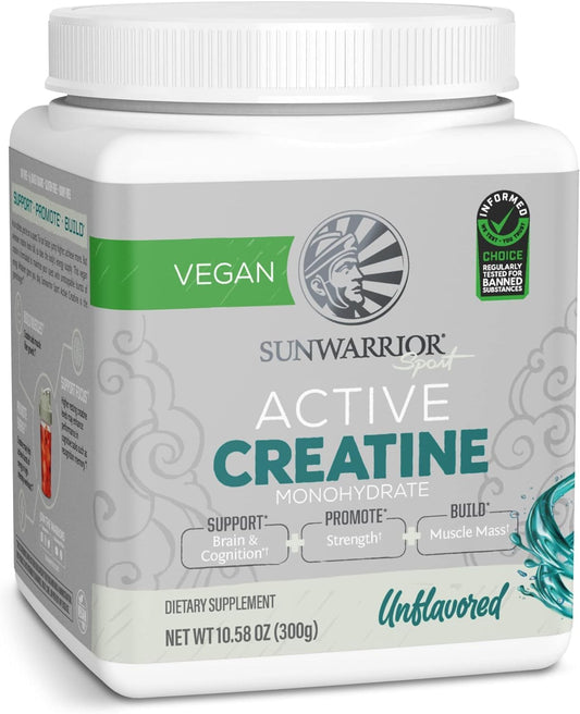 Sunwarrior Creatine Monohydrate Powder Unflavored - 10.58 oz