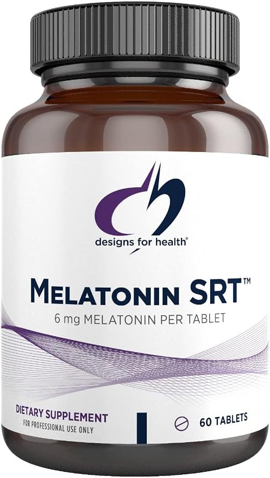 Designs for Health Time Release Melatonin SRT -60 Tablets