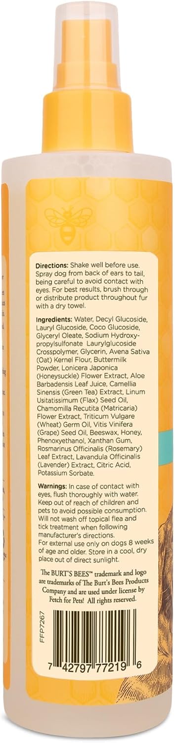 Burt's Bees for Pets Anti Itch Dog Spray - 10 Fl Oz