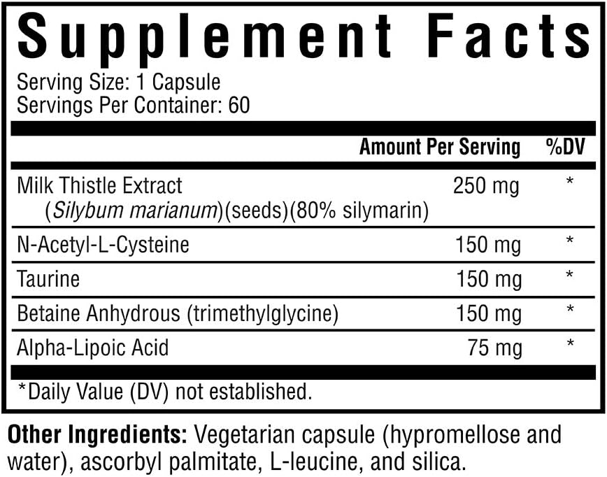 Seeking Health Liver Nutrients - Health Supplement - 60 Capsules