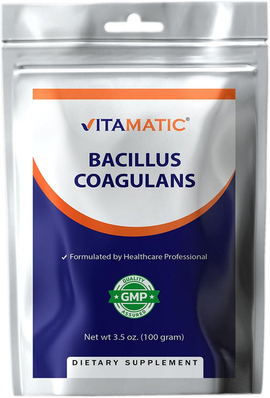 Vitamatic Bacillus Coagulans Probiotic Powder  - 100 Gram (3.5 OZ)