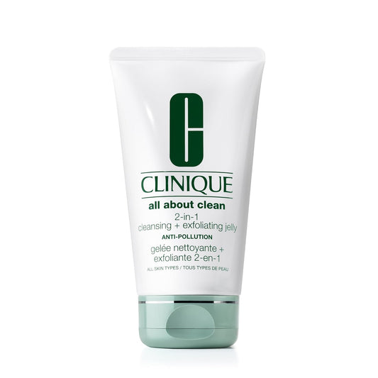 Clinique All About Clean 2-in-1 Cleansing + Exfoliating Jelly,5 Fl Oz