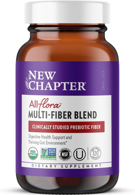 New Chapter All-Flora Multi-Fiber Supplement -  120 Count