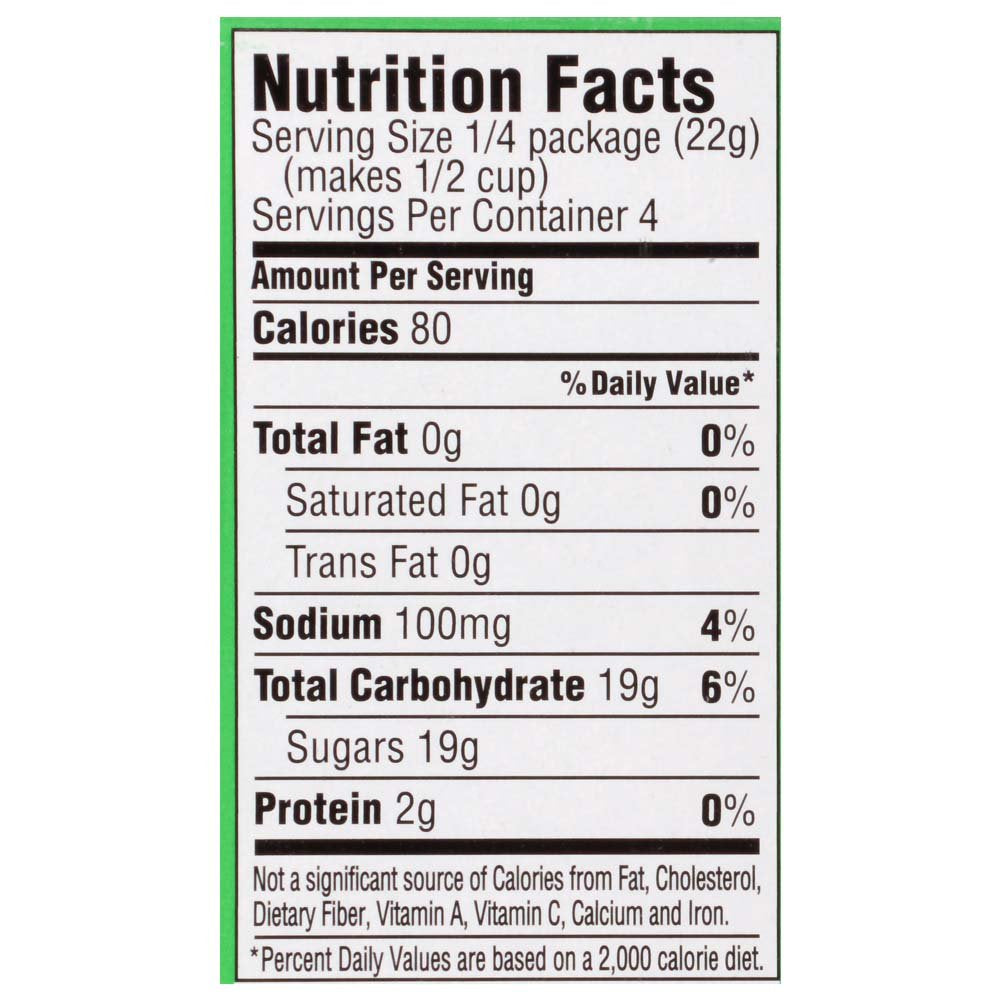 Jell-O Lime Gelatin Mix 3 Ounce Box (Pack of 6)