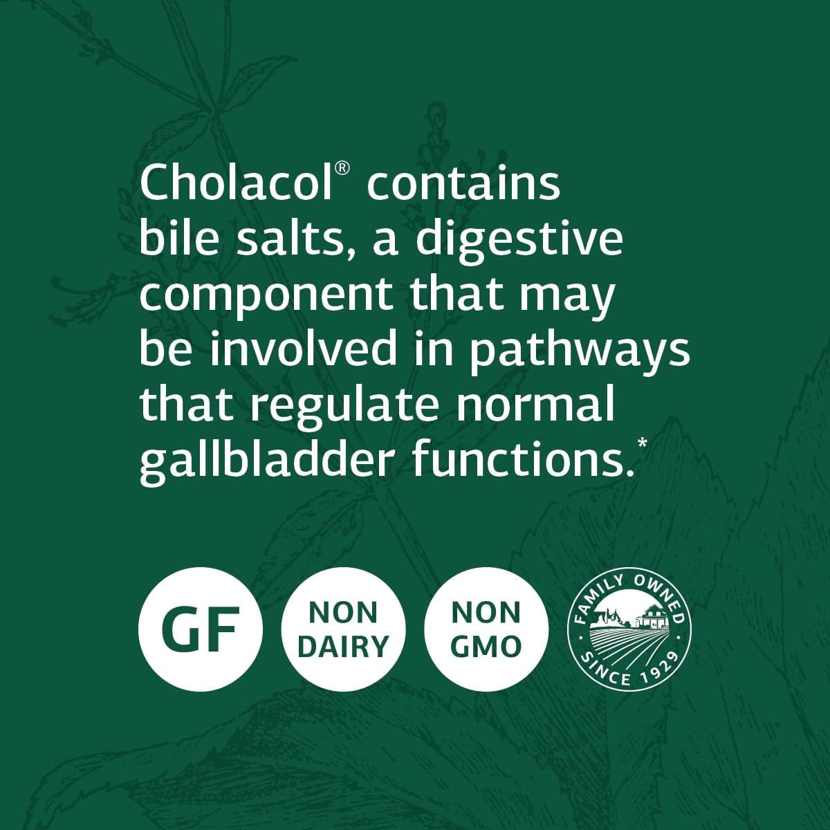 Standard Process Cholacol - Gallbladder Support Supplement 90 Tablets
