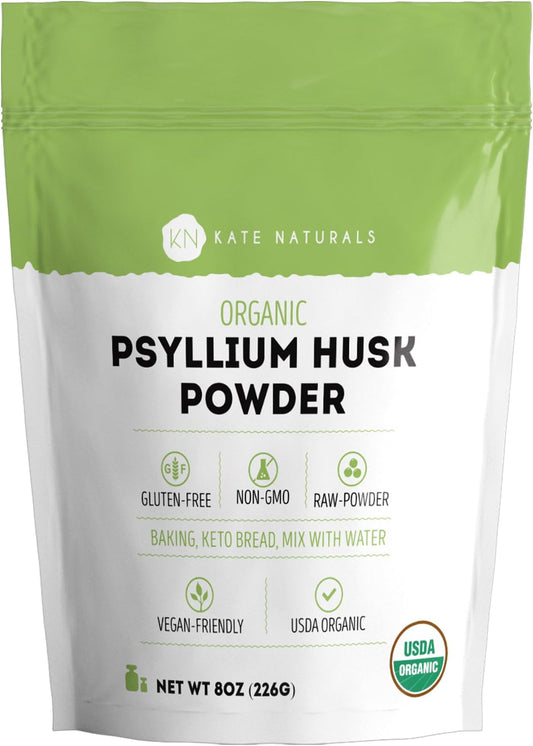Kate Naturals Psyllium Husk Powder - 8oz