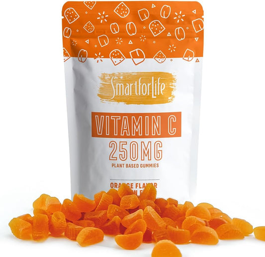Smart for Life Vitamin C Gummies  Natural Orange Flavor - 60 Count