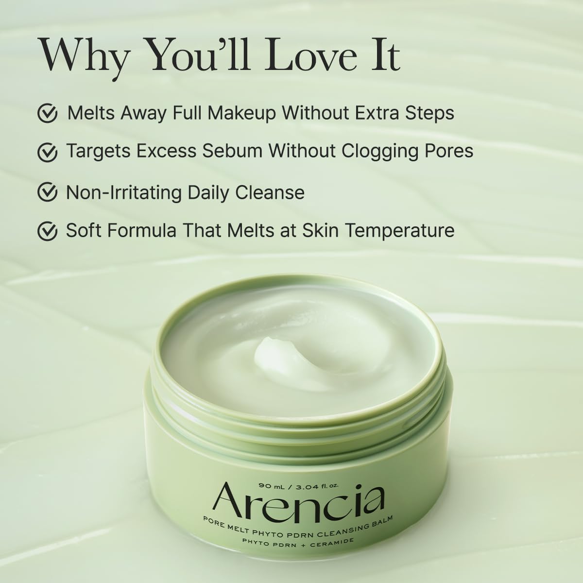 ARENCIA Pore Melt Phyto PDRN Cleansing Balm - 3.04 fl. oz.
