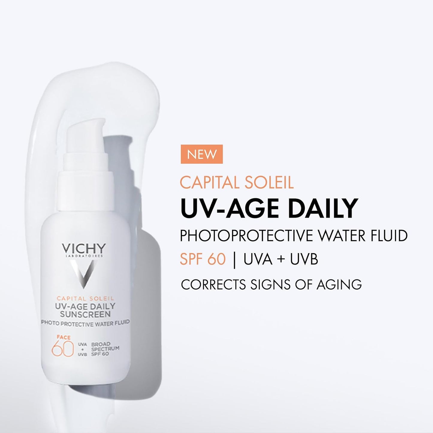 Vichy Capital Soleil UV-Age Daily SPF 60, Anti Aging Sunscreen