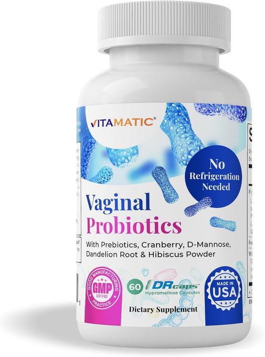 Vitamatic Vaginal Probiotics 20 Billions for Women -60 count