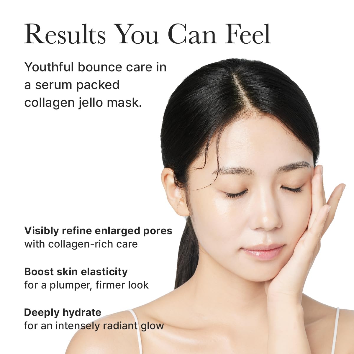 ARENCIA Red Collagen Jello Mask, Plump & Hydrating x 4ea,