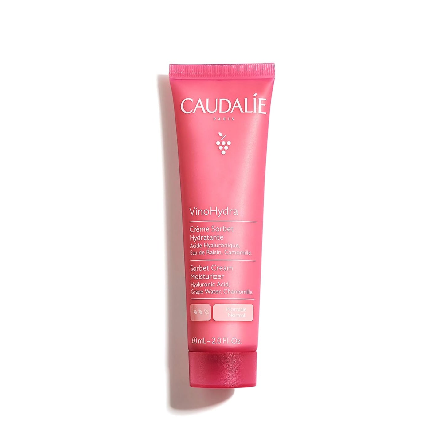 Caudalie VinoHydra Sorbet Cream Moisturizer with Hyaluronic Acid, 2 Fl Oz