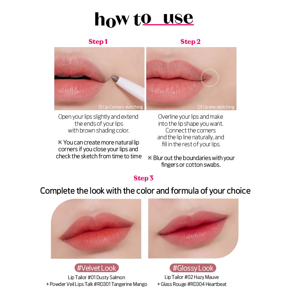 ETUDE Lip Tailor with Built in Lip Liner 0.8g