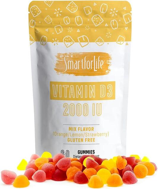 Smart for Life Vitamin D3 Gummies Mix Flavour - 60 Count