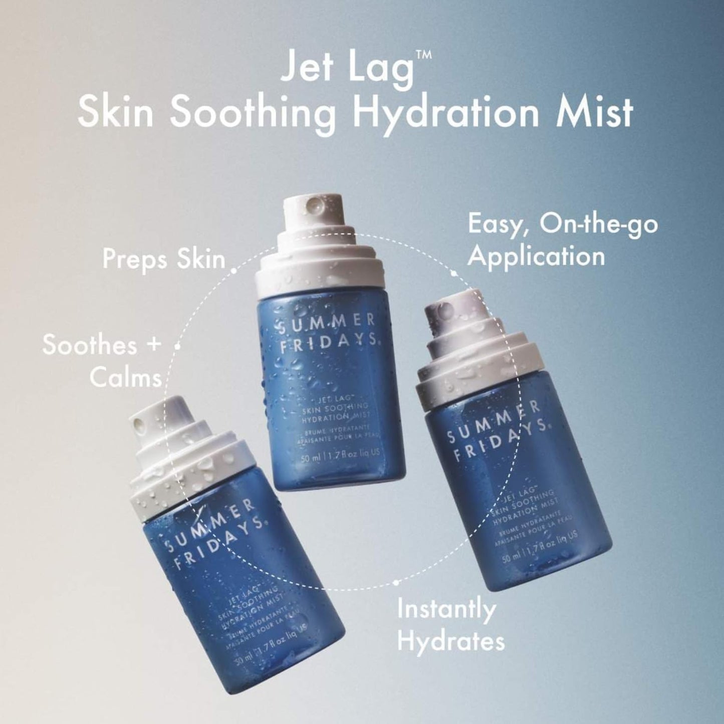 Summer Fridays Jet Lag Skin Soothing Hydration Face Mist - 1.7 Fl Oz