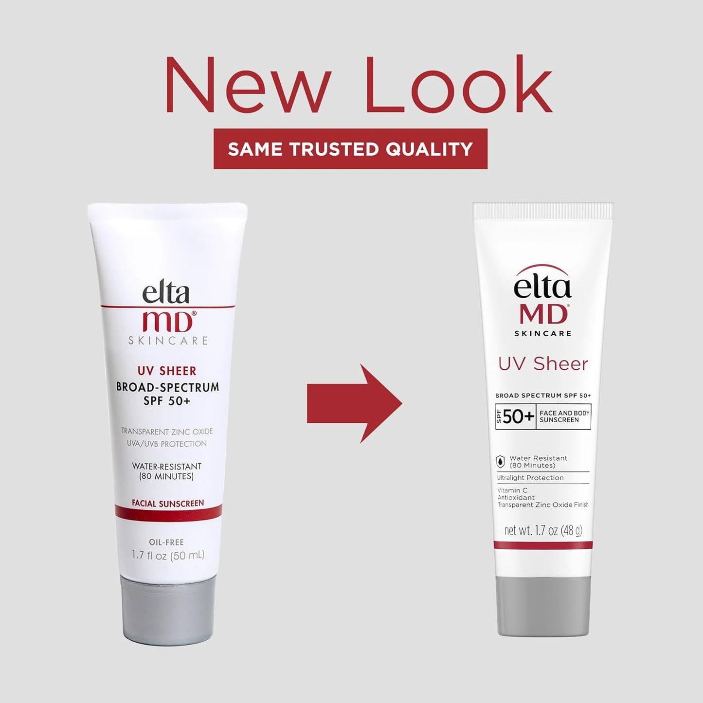 EltaMD UV Sheer Face and Body Sunscreen SPF 50+ - 1.7 oz