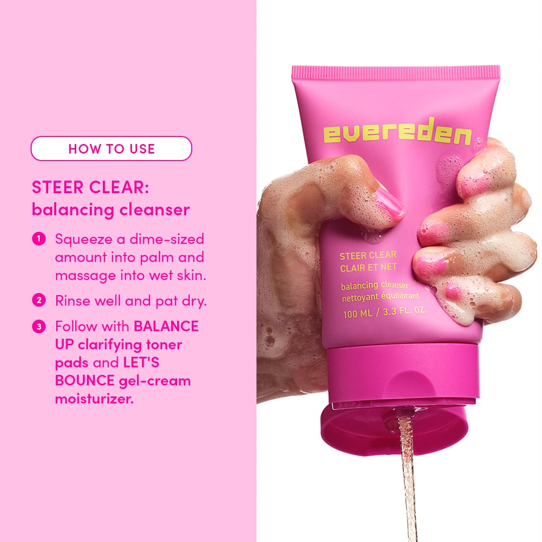 Evereden Steer Clear Balancing Jelly Cleanser
