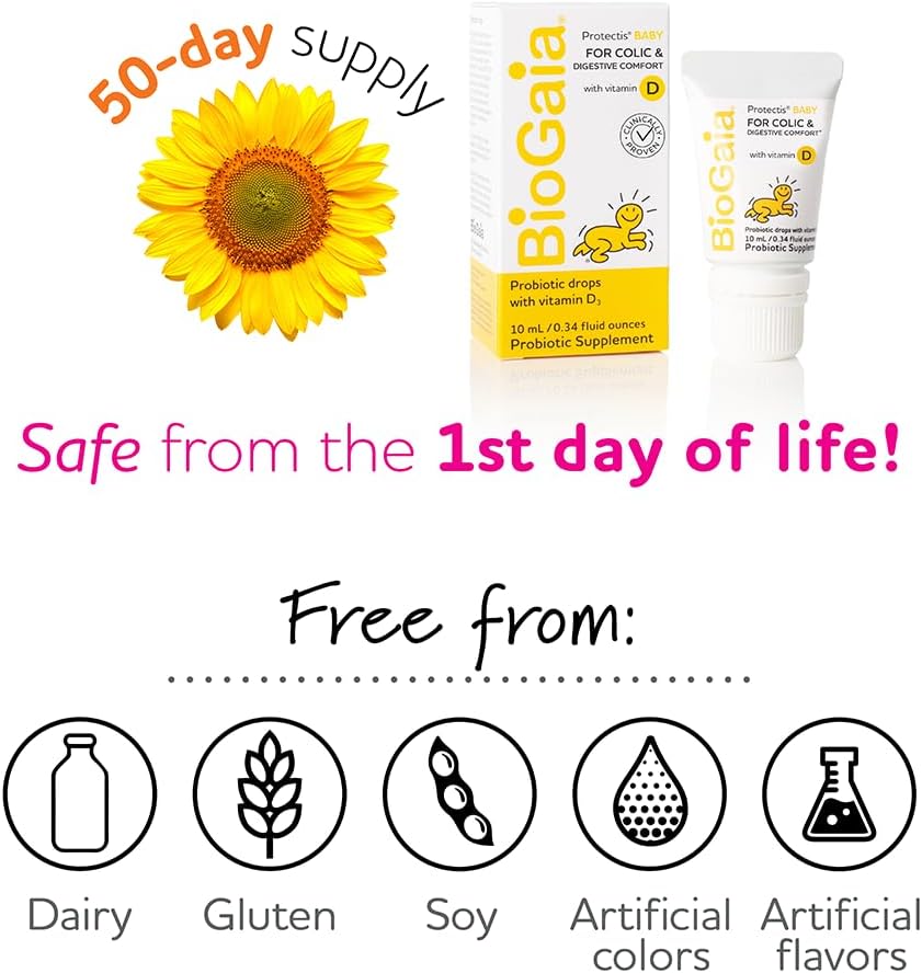 BioGaia Protectis Baby Probiotic Drops + Vitamin D,10 ml