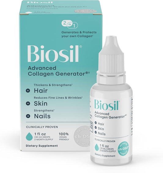 Biosil Collagen Booster Supplement -  1 fl oz Drops