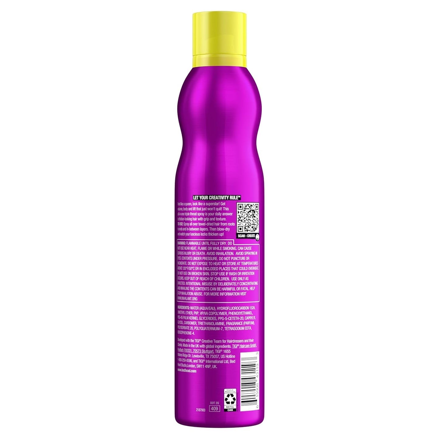 TIGI Bed Head Volumizing Hair Spray - 10.5 oz