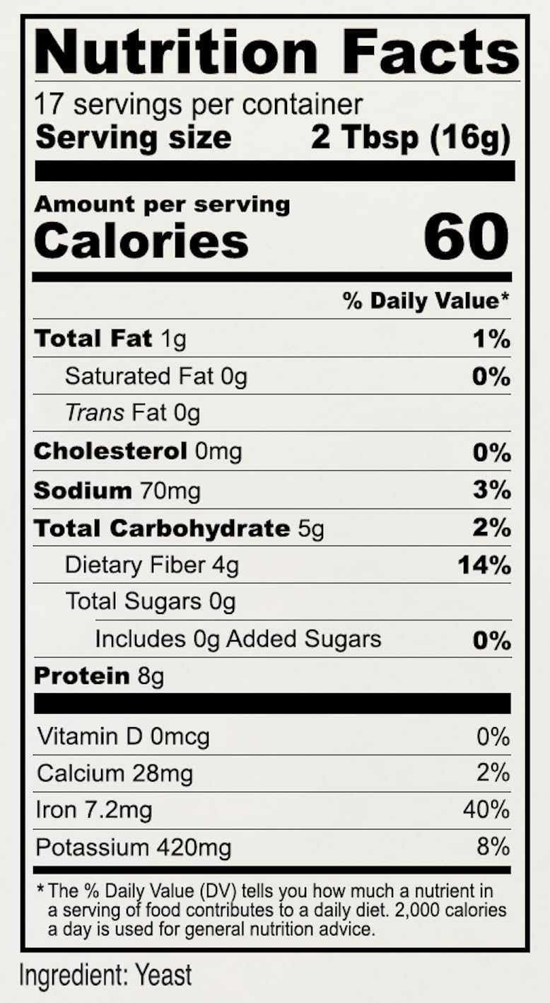 Anthony's Premium Nutritional Yeast Flakes, 10 oz
