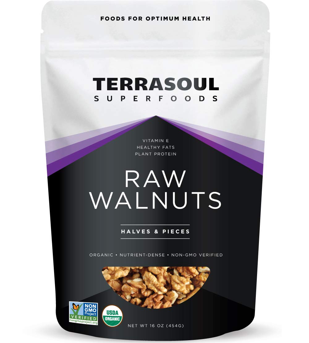 Terrasoul Superfoods Raw Organic Walnuts