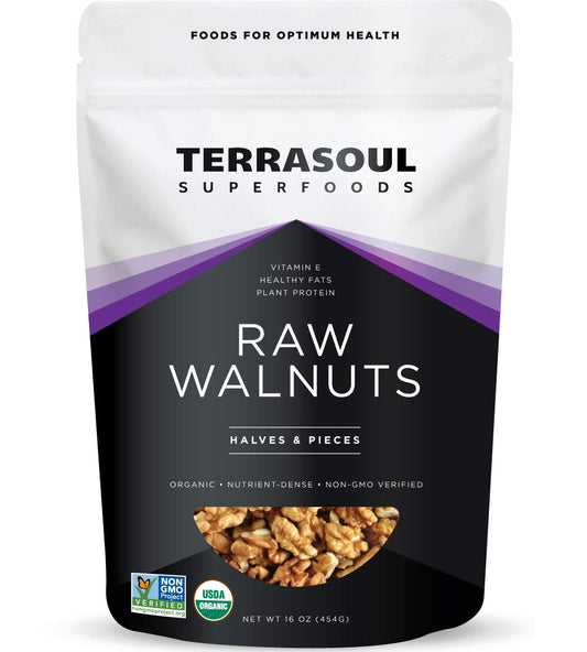 Terrasoul Superfoods Raw Organic Walnuts