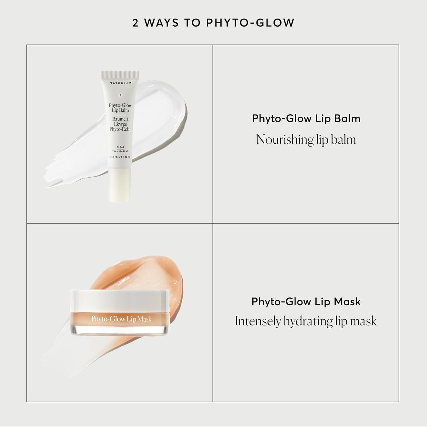 Naturium Phyto-Glow Lip Balm - 0.34 oz Clear