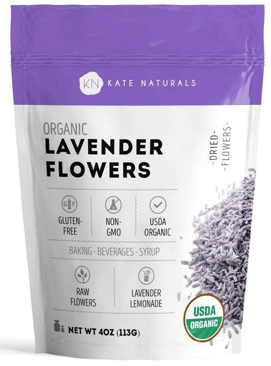 Kate Naturals Dried Lavender Flowers  - 4oz
