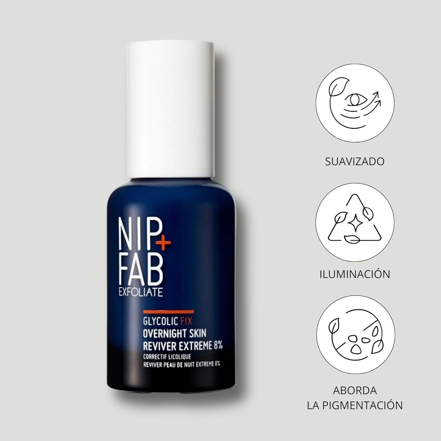 Nip+Fab Glycolic Fix Overnight Skin Reviver Extreme 8%, -  1.52 fl oz